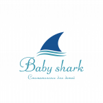 Логотип клиники BABY SHARK (БЕЙБИ ШАРК)